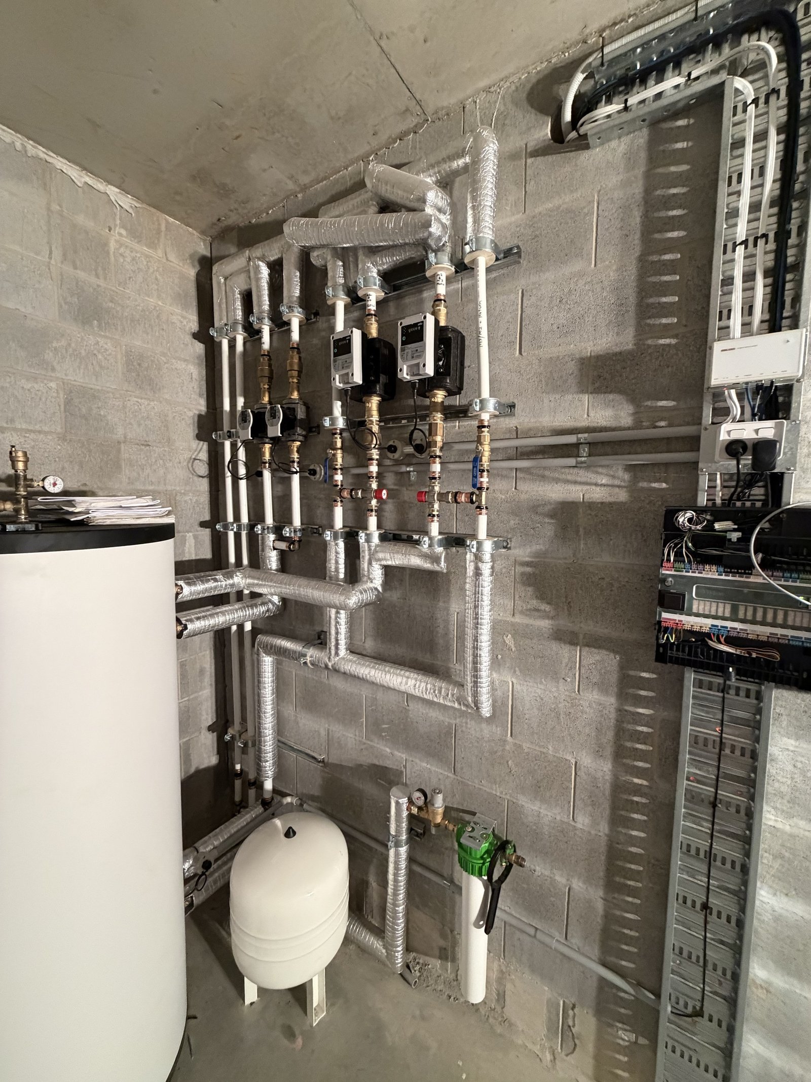 Mechanical plant, electrical services and control equipment